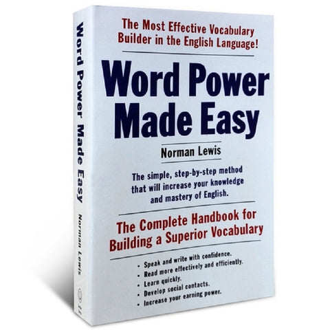 English original Word Power Made Easy learning vocabulary words force the latest version of the book